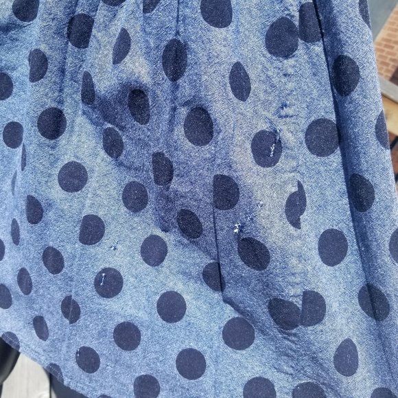 Modcloth Gray and Black Polka Dot Skirt - Picture 5 of 6